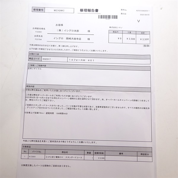 １４フォースマスター４０１